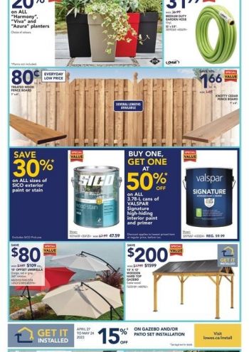 Lowes offer thumb
