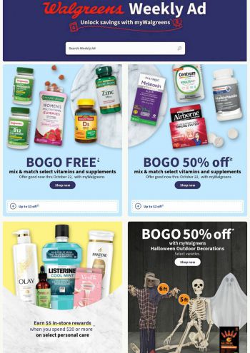 Walgreens offer thumb