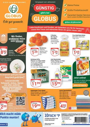 Globus offer thumb