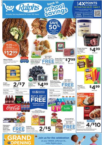 Ralphs offer thumb