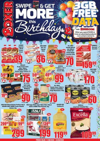 Boxer Superstores offer thumb