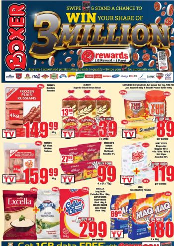 Boxer Superstores offer thumb